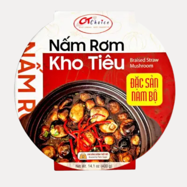 Nấm Rơm Kho Tiêu - 14.1oz (400g) /box